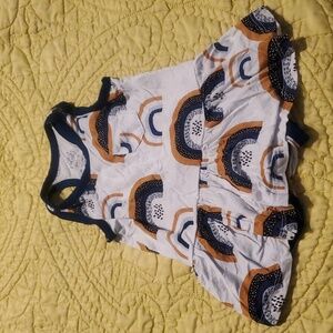 Posh Peanut 0-3 Rainbow Racerback Twirl